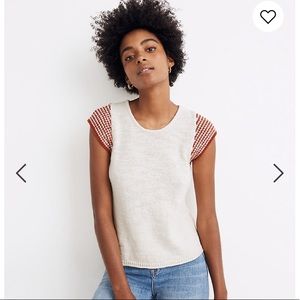 Madewell Kimble Stripe Sleeve Sweater